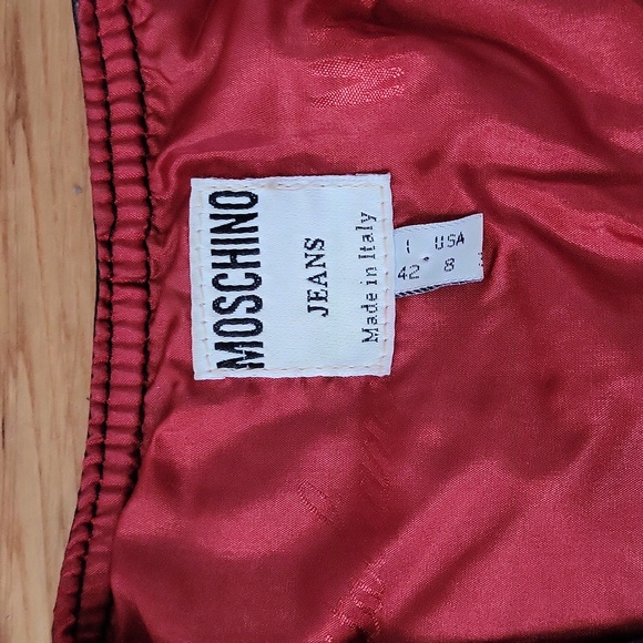 Moschino jeans faux leather vest - Picture 2 of 7